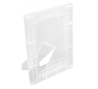 ASHATA Mini Picture Frames, 3 Inch Photo Display Frame, Frame Decorative Standing Picture Frame Mini Card Photo Holder for Mini 12 11 9 8 7 Photos (Transparent)