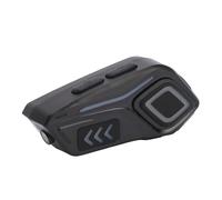 ASHATA Motorcycle Headset, Helmet Intercom with 5.4 40mm HIFI Speakers AI Noise Cancellation 40H Playtime Type C Fast Charging IP65for Full Face Open Helmets