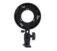 ASHATA Mount Adapter, Camera Flash Bracket Holder for LED Light Softbox Umbrella, with 180 Degree Tilt and Universal Light Stand Interface