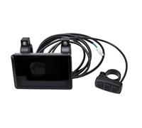 ASHATA Mountain Bike LCD Display with Color Screen and SM Connector, Lightweight ABS Design, Easy Setup for Electric Bike Modifications, 1 Unit