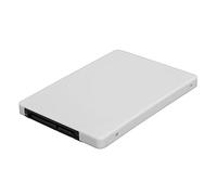 ASHATA NGFF M.2 SSD to SATA3.0 Transfer Box, SATA Enclosure, Support M.2 Portable Hard Drive Converter with Case, Durable and Long Use (White)