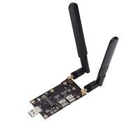 ASHATA NGFF M.2 to USB3.0 Adapter,Dual SIM Card Slot LTE Modem with Antennas Screws & Fast Stable Transmission,for LTE/4G/5G Module