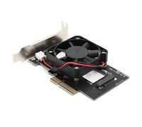 ASHATA NVMe M.2 Adapter Card NGFF 2280 SSD SSD Adapter Card with Cooling Fan