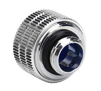 ASHATA OD 14mm Tube Fitting, Water Cooling Tube Fittings with Sealing Ring for Computer Water Cooling System, Hard Tube Rigid Tubing Fitting Computer Accessories (Silver)