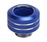 ASHATA OD 14mm Tube Fitting, Water Cooling Tube Fittings with Sealing Ring for Computer Water Cooling System, Hard Tube Rigid Tubing Fitting Computer Accessories (Blue)