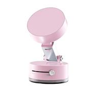 ASHATA One-Touch Operation Car Phone Holder Mount Vacuum Technology - Single-Handed Use Car Desktop Outdoor - ABS+PC+TPU+Hydrogel (Pink)