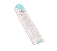 ASHATA Paper Cutter Trimmer, 4 in 1 Multi Function Scrapbooking Tool with Dial Blades, Straight Wavy Perforated Creasing, 4 Style Paper Cutter, Card Making Tool for Coupon Photo Postcard