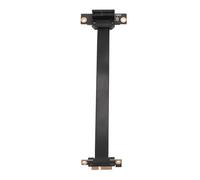 ASHATA PCI Express X1 Extension CABLE, High Speed Multi -Speed Cork TPE and Play PCIe 3.0 X1 RISTER CABLE for 1U 2U (50cm)