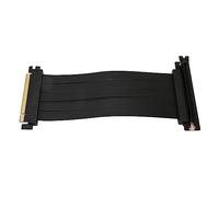 ASHATA PCIE 3.0 16x Riser Cable, High Speed Vertical Mount Extender Riser Cable, GPU Riser Cable Extension Cable for GTX1080 GTX1080Ti RTX2060 RTX2070 RTX2080 20cm Black