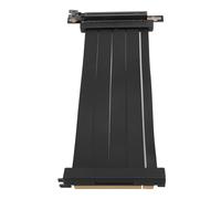 ASHATA PCIe 4.0 Riser Cable, PCIe 4.0 X16 High Speed Flexible Extender Card Extension Port, Single Row 10 Pair .0 Reverse 90 Degree Graphics Card Extension Cable (50cm)