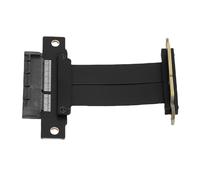 ASHATA PCIe 4.0 Riser Cable, PCIe 4.0 X4 Extension Cable, 8Gbps High Speed Male 90 Degree to Female 180 Degree Gen 4 GPU Graphics Card Extension, for PC Cases (10)
