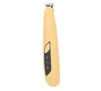 ASHATA Pet Hair Clipper Lightweight with LED Light Rechargeable Design for Home Grooming Small Pets Plastic (Yellow)