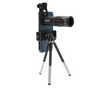 ASHATA Phone Camera Lens Kit, 28X Telephoto Lens for IOS and Android, with 0.6X Wide Angle / 20X Macro / 198° Fisheye Lens, Tripod, Phone Clip, Storage Bag