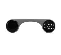 ASHATA Pillow Speaker, Mini Bone Conduction Stereo Bluetooth Wireless Sleep Aid, Portable White Noise Under Pillow Speaker with LED Screen for Sleeping (Grey)