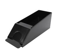 ASHATA Plastic Dealing Shoe, 6 Deck Card Shoe Playing Card Dispenser Dealer Game Table Accessory Discard Tray, for Family Game Night, Black