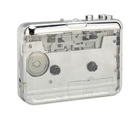 ASHATA Portable Cassette Player, Cassette Tape Player wth Clear Stereo Sound, Multifunction FM Radio Cassette Player with 3.5mm Headphone Jack
