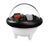 ASHATA Portable Game Card Case Holder with 10 Cartridge Slots, Game Cartridge Holder for OLED, for Lite (Black White)