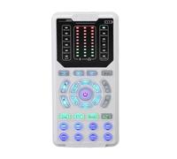ASHATA Portable Voice Changer, Mini Voice Changer Device Handheld Sound Card, 16 Sound Modes 10 Levels Fine Tuning Sound Effect Converter for Gaming Call Live Streaming