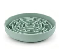 ASHATA Puzzle Slow Feeder Dog Bowl, Non-slip Silicone (Green) | Durable silicone, prevents overeating, easy maintenance, pet friendly design, reduces vomiting