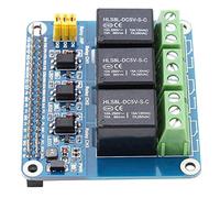 ASHATA Relay Expansion Board for 3-Channel Relay Expansion Module with Indiacator/Selection Jumper, for A+/B+/2B/3B/3B+