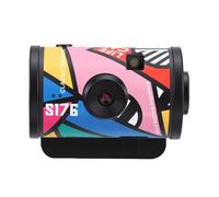 ASHATA Retro Film Shape Keychain Digital Camera, 1080P 1.47 Inch Screen Mini for Teens Students Travel School