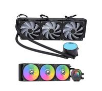 ASHATA RGB CPU Liquid Cooler, 360mm Radiator, PWM Control Integrated Computer Liquid Cooling System CPU Radiator Fan Cooler for LGA 1700 1200 115X
