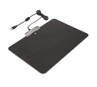 ASHATA RGB Gaming Mouse Pad, 35x25cm LED Mousepad with Rubber Backing, Micro Texture Surfaces Adjustable Backlighting Waterproof Computer Keyboard Mouse Mat Mousepads