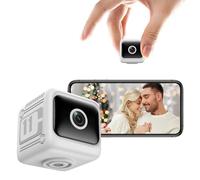 ASHATA Security Camera Indoor, 1080P HD WiF Cameras for Home Security Pet Dog Baby with Phone App, Motion Detection 170° Wide Angle 2 Way Talk, Rechargeable 1600mAh (White)