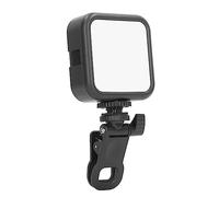ASHATA Selfie Light with Front & Back Phone Clip, Clip Fill Light Mobile Photography, High Light Soft Fill Light with Clip Photo Fill Light Portable Clip on Light for Tablet/Laptop
