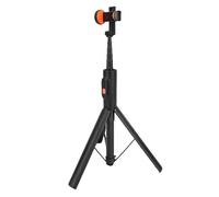 ASHATA Selfie Stick Tripod Automatic Pop Up, All in One 31-146cm Extendable Portable Cell Phone Tripod with Wireless Bluetooth Remote for Photography Video Recording