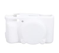 ASHATA Silicone Case Compatible for SX740 SX730 Digital Camera, Soft Protective Sleeve Anti Slip Scratch Proof, with Bottom Battery Compartment Opening (White)