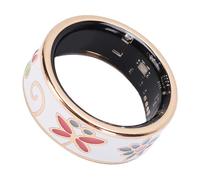 ASHATA Smart Ring for Women and Men, Real Time Step Counting Fitness Tracking Ring, Sleep Monitoring, Photo Taking, IP68 Waterproofing for Running (13 ID: 22.2mm/0.87in, Circumference: 69.7mm/2.74in)