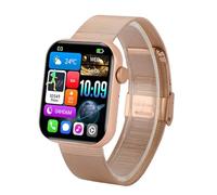 ASHATA Smart Watch Bluetooth，1.9 Inch TFT Square HD Touchscreen IP67 Fitness Tracker, 120+ Sports Modes, 24/7 Heart Rate/Sleep Monitor with LED Flashlight for Android IOS (Bluetooth