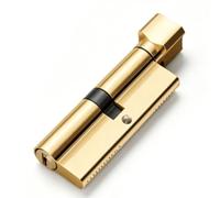 ASHATA Solid Brass Lock, Compact Size (Gold) | Easy installation, Standard fit for closets, Durable against humidity, Reliable security solution