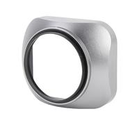 ASHATA Square Metal Lens Hood with Cover, Accurate CNC Fine Processing Camera Lens Hood Cover Shade Protector for Camera Accessories (40.5mm)