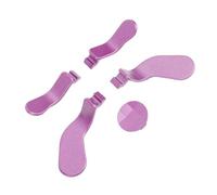 ASHATA Stainless Steel Enhanced Gaming Controller Paddles for Series 2, Ideal Replacement for Gamers, 4 Paddles and 1 Direction Pad (Light Purple)