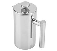 ASHATA Stainless Steel French Press 800ML, Double Walled Coffee Maker, Insulated Tea Pot for Hot Tea Cold Brew, Coffee Plunger with Filter for Loose Leaf Brewing (800ML)
