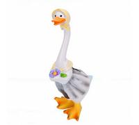 ASHATA Standing Duck Statue Whimsical Farmhouse Decor Resin Figurine for