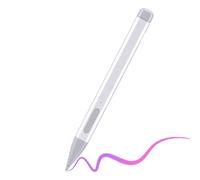 ASHATA Stylus Pen for Pro 8 Pro 9 X 10 Laptop, Rechargeable 5.0 Stylus Pen with Replacement Tip, 4096 Pressure Sensitivity (Silver)
