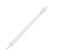 ASHATA Touchscreen Pen High-Performance Writing Device for Note Taking Sketching Drawing White Aluminum Alloy 1 Unit