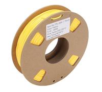 ASHATA TPU 3D Printer Filament, 1.75mm Low Odor Minimal Warping Flexible Filament with Strong Bonding Oil, for 3D Printers Shoe Soles Watch Bands Drone Parts (Yellow)