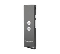 ASHATA Translator Device, 74 Languages 70 Accents 5.0 99% Accuracy Real Time Two Way Translation with Synchronized Phone Display, for Travel Work Learning Shopping (Black)