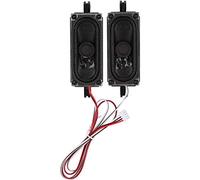 ASHATA TV Speaker,2Pcs 4 Ohm 5W TV Box Speaker Loudspeaker Sound Amplifier Unit for LCD TV Advertising Player,Suitable for LCD TV Set