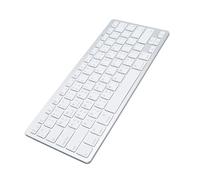 ASHATA Universal BT Keyboard, Korean Thai Traditional Chinese Optional English Bilingual Language Keyboard, Super Slim Scissor Switch Wireless Keyboard for PC Laptop Tablet (Thai)