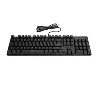 ASHATA Universal Mechanical Keyboard, 104 Keys Gaming Keyboard with Color Mixed Light, for Desktop Notebook and Computer, for Game Office(black)