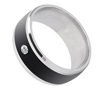 ASHATA Universal Smart NFC Rings for Mobile Phone, Smart Ring Multifunctional Waterproof Ring Magic Wearable Device Universal for Mobile Phone(Size 7)