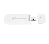 ASHATA Unlocked USB Mobile Broadband Dongle, LTE 4G USB MODEM, WiFi HotSpot Portable Travel Mobile Wireless Network Mini Router Standard SIM Card Slot White