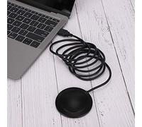 ASHATA USB Condenser Microphone,USB Omnidirectional Pickup 360-Degree Sound Metal Mesh Cover Microphone for Desktop Meetings,for Windows XP/Vista/7/8/10 and for Mac OS systems.