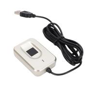 ASHATA USB Fingerprint Reader for Hello, Fast Biometric Scanner for | Aluminum Alloy, USB Wired 1.5m, Stores 10 Fingerprints, for Laptop or Desktop, Plug-and-play Without Software