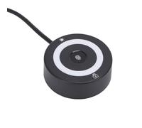 ASHATA USB Fingerprint Reader for Wins 11/10 Hello, 360 Degree Touch Fast Recognition Biometric Fingerprint Scanner with RGB Light, with 4.9ft Cable